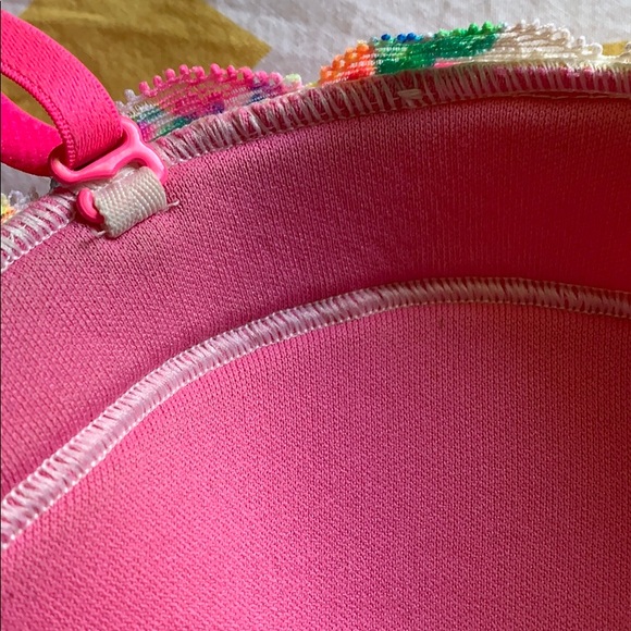 Neon floral bra - Picture 2 of 4